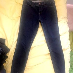 Skinny Raw Hem Jeans